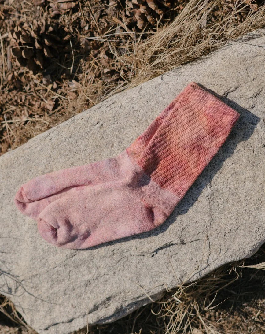 Organic Hand Dyed Socks