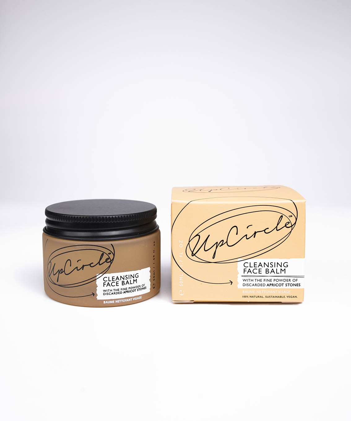 Cleansing Face Balm with Apricot Powder