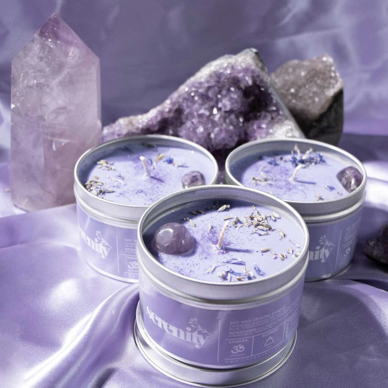 Serenity Crystal Candle